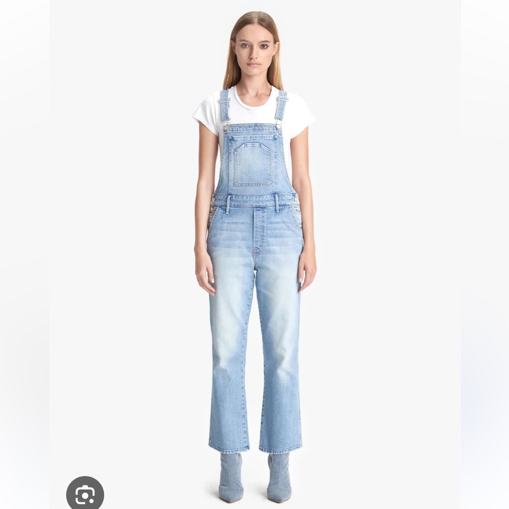 Mother Denim - The Tripper Overall Ankle in I Confess Wash. Size XS.